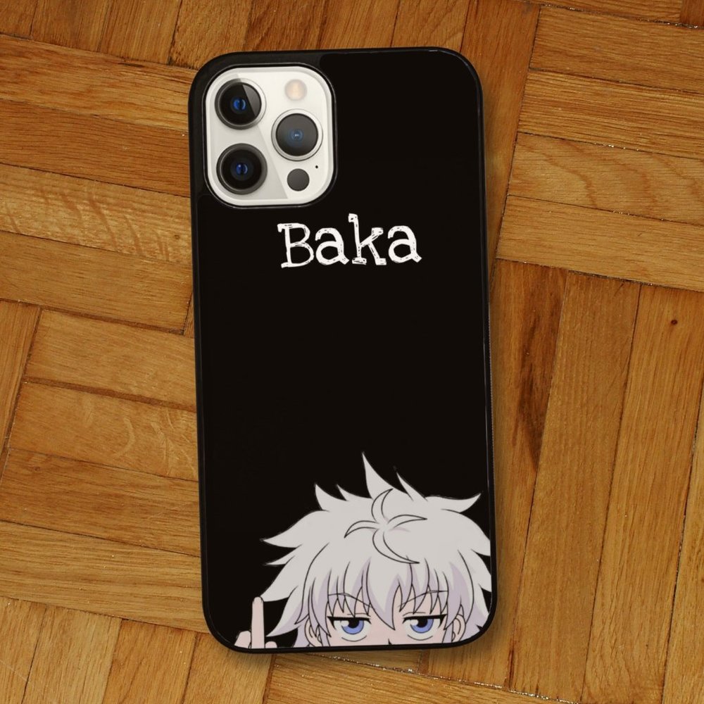 Killua Zoldyck - Hunter X Hunter Baka Funny Anime Manga Minimalist iPhone Case